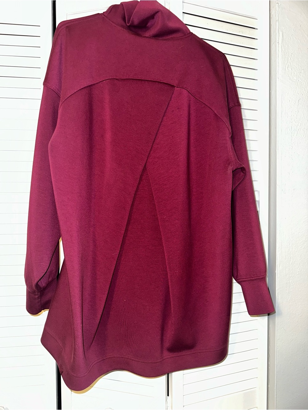 lululemon athletica Women's Funnel Neck Sweater - Berry Plum - Picture 4 of 5